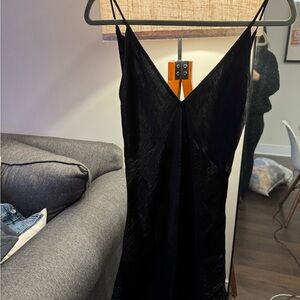 Express Shimmering Black Dress